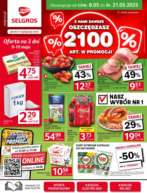 Selgros - gazetka promocyjna Oferta spożywcza  