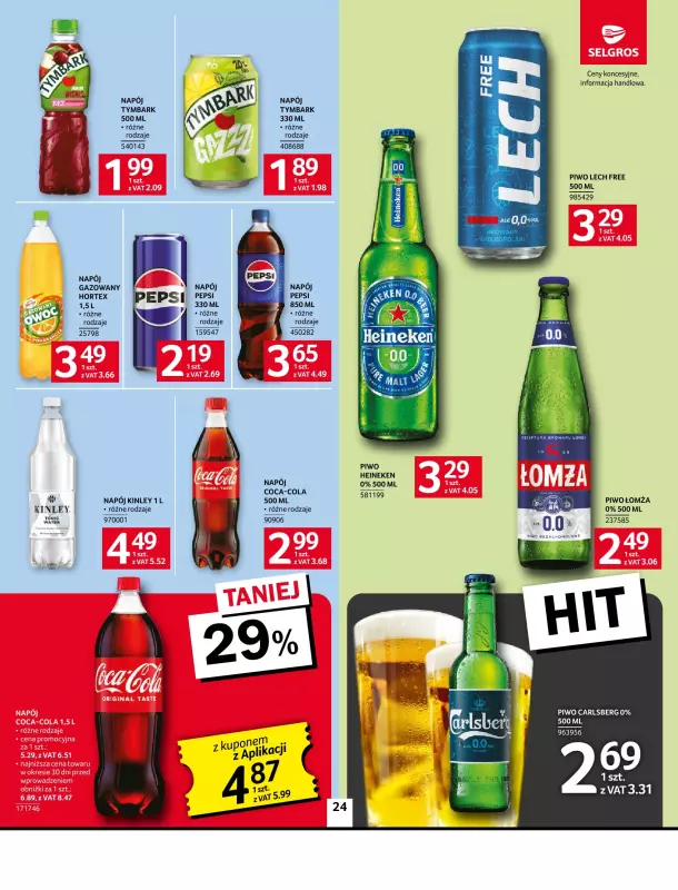 Selgros - gazetka promocyjna Oferta spożywcza od czwartku 08.05 do środy 21.05 - strona 24
