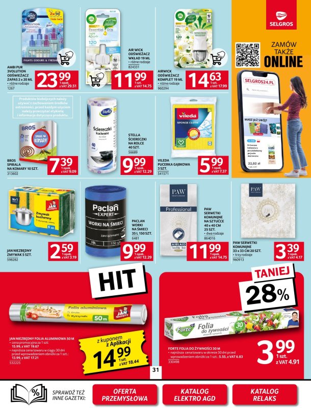 Selgros - gazetka promocyjna Oferta spożywcza od czwartku 08.05 do środy 21.05 - strona 31