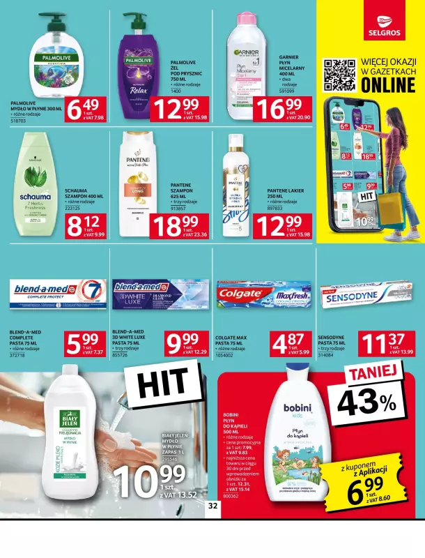 Selgros - gazetka promocyjna Oferta spożywcza od czwartku 08.05 do środy 21.05 - strona 32