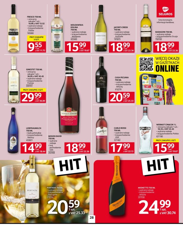 Selgros - gazetka promocyjna Oferta spożywcza od czwartku 08.05 do środy 21.05 - strona 28