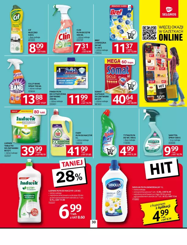 Selgros - gazetka promocyjna Oferta spożywcza od czwartku 08.05 do środy 21.05 - strona 30