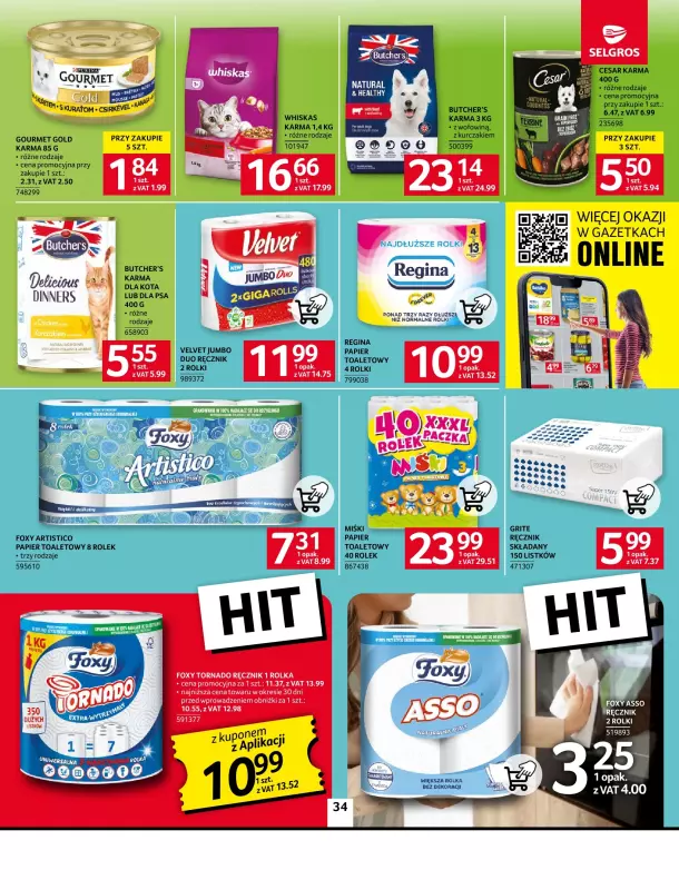 Selgros - gazetka promocyjna Oferta spożywcza od czwartku 08.05 do środy 21.05 - strona 34