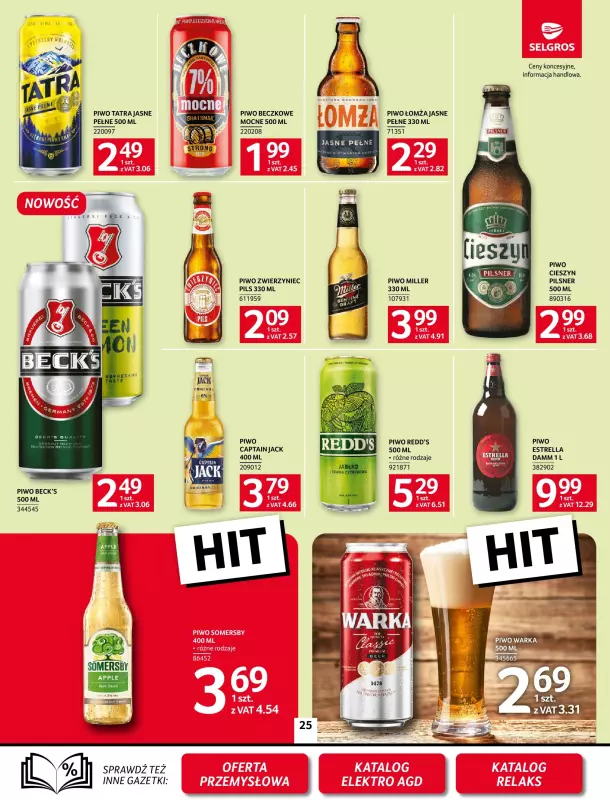 Selgros - gazetka promocyjna Oferta spożywcza od czwartku 08.05 do środy 21.05 - strona 25