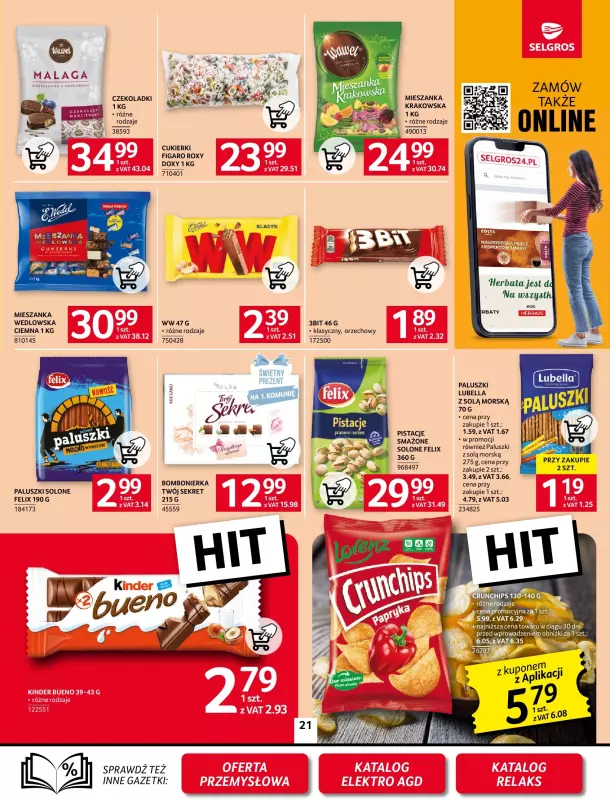 Selgros - gazetka promocyjna Oferta spożywcza od czwartku 08.05 do środy 21.05 - strona 21