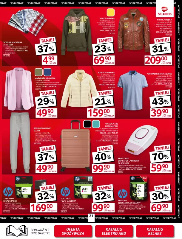 Selgros - gazetka promocyjna Oferta przemysłowa od czwartku 08.05 do środy 21.05 - strona 21