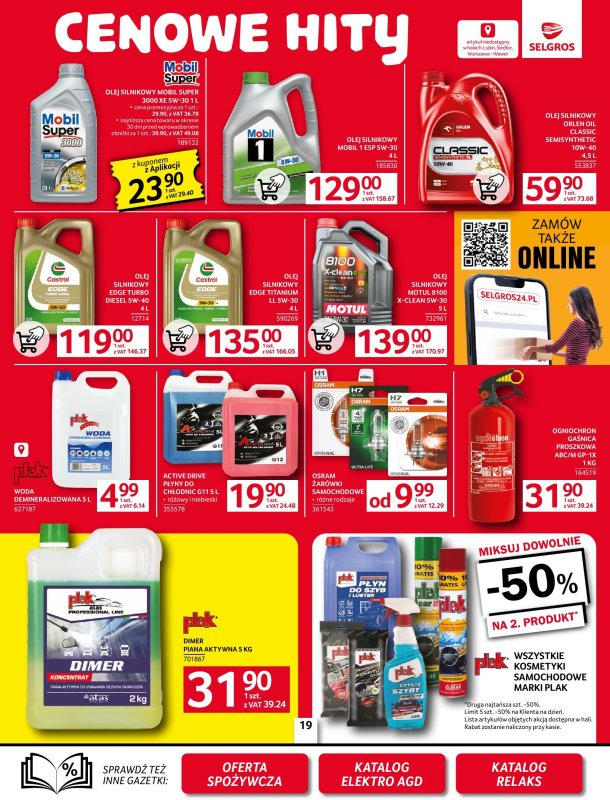 Selgros - gazetka promocyjna Oferta przemysłowa od czwartku 08.05 do środy 21.05 - strona 19