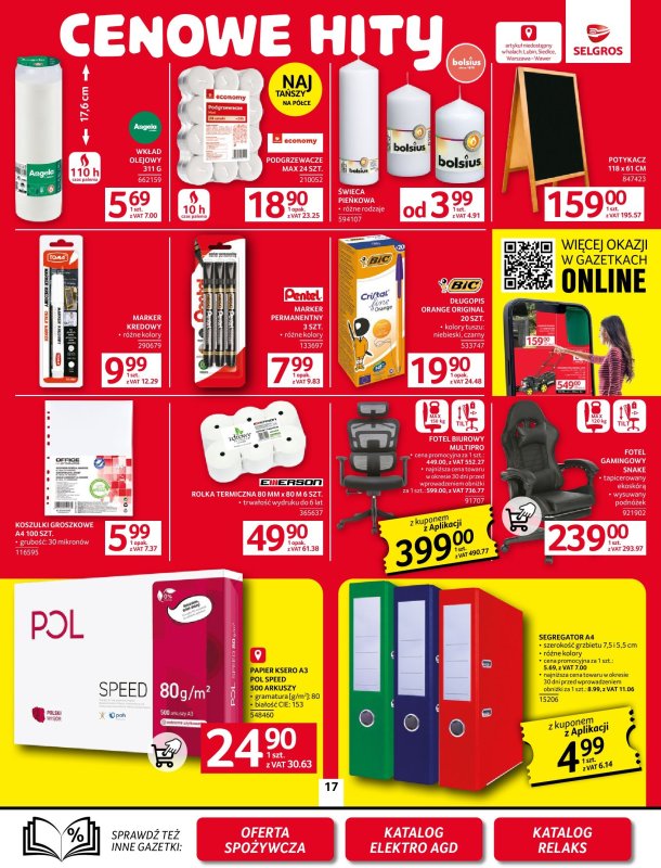 Selgros - gazetka promocyjna Oferta przemysłowa od czwartku 08.05 do środy 21.05 - strona 17
