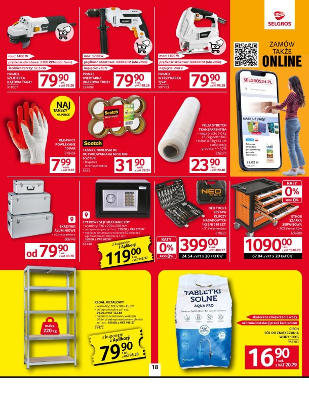 Selgros - gazetka promocyjna Oferta przemysłowa od czwartku 08.05 do środy 21.05 - strona 18