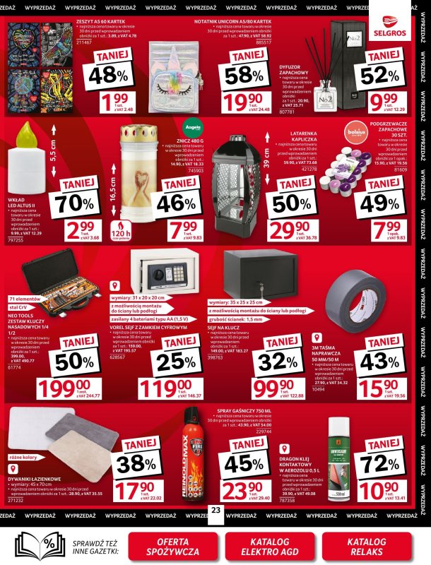 Selgros - gazetka promocyjna Oferta przemysłowa od czwartku 08.05 do środy 21.05 - strona 23