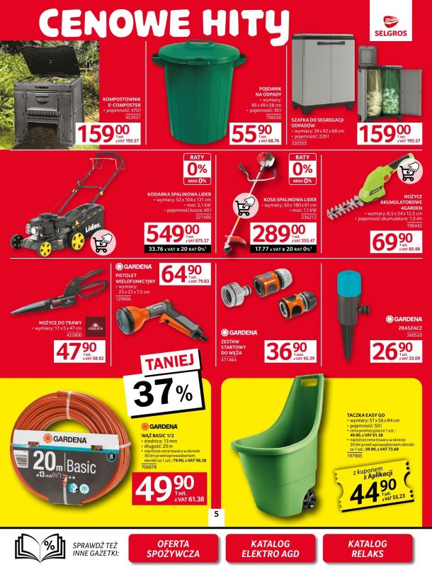 Selgros - gazetka promocyjna Oferta przemysłowa od czwartku 08.05 do środy 21.05 - strona 5