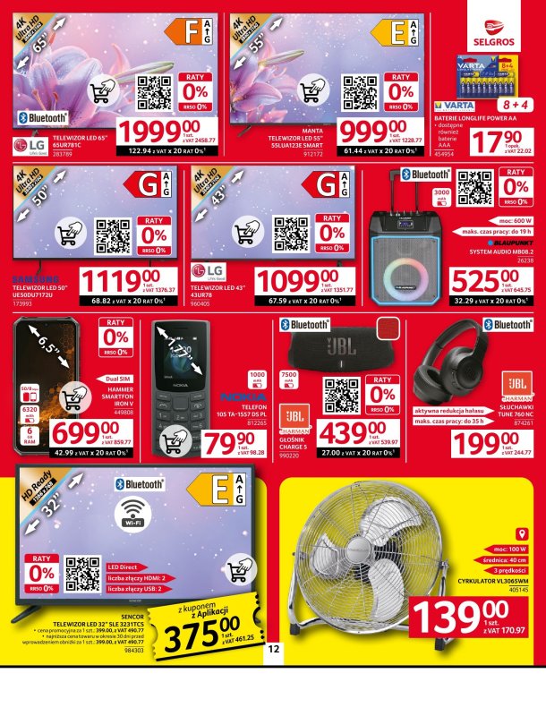 Selgros - gazetka promocyjna Oferta przemysłowa od czwartku 08.05 do środy 21.05 - strona 12