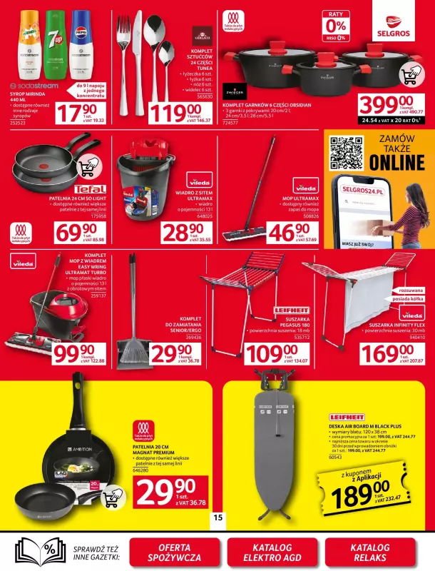 Selgros - gazetka promocyjna Oferta przemysłowa od czwartku 08.05 do środy 21.05 - strona 15