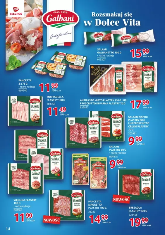 Selgros - gazetka promocyjna Katalog Markowe Produkty od czwartku 08.05 do środy 21.05 - strona 14