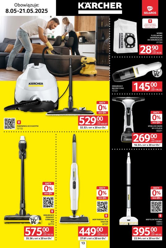 Selgros - gazetka promocyjna Katalog Elektro AGD od czwartku 08.05 do środy 21.05 - strona 13