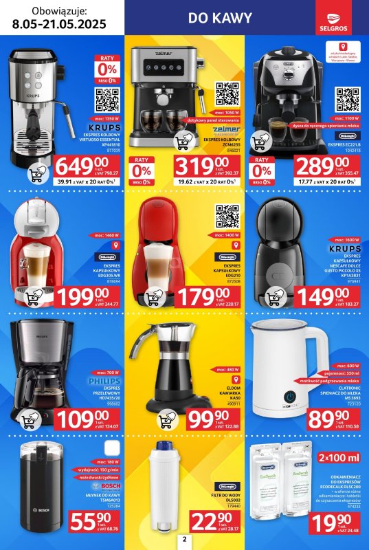 Selgros - gazetka promocyjna Katalog Elektro AGD od czwartku 08.05 do środy 21.05 - strona 2