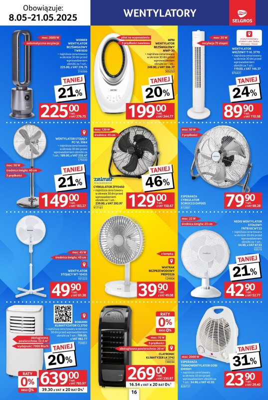 Selgros - gazetka promocyjna Katalog Elektro AGD od czwartku 08.05 do środy 21.05 - strona 16