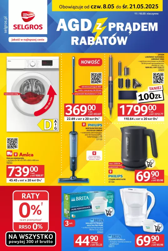 Selgros - gazetka promocyjna Katalog Elektro AGD od czwartku 08.05 do środy 21.05