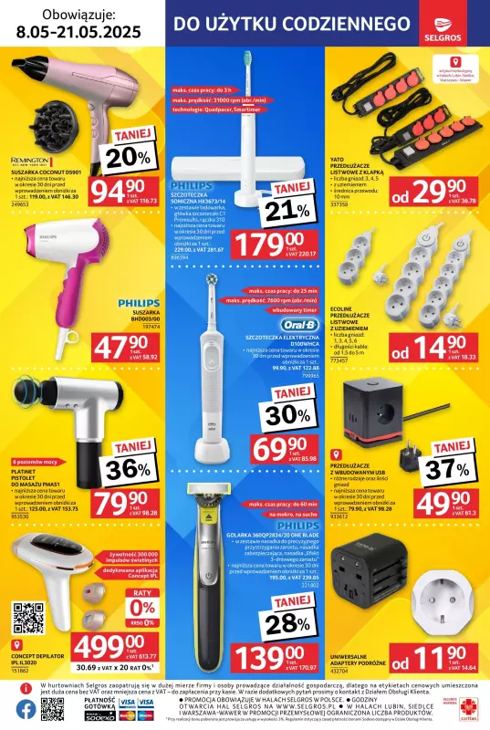 Selgros - gazetka promocyjna Katalog Elektro AGD od czwartku 08.05 do środy 21.05 - strona 15