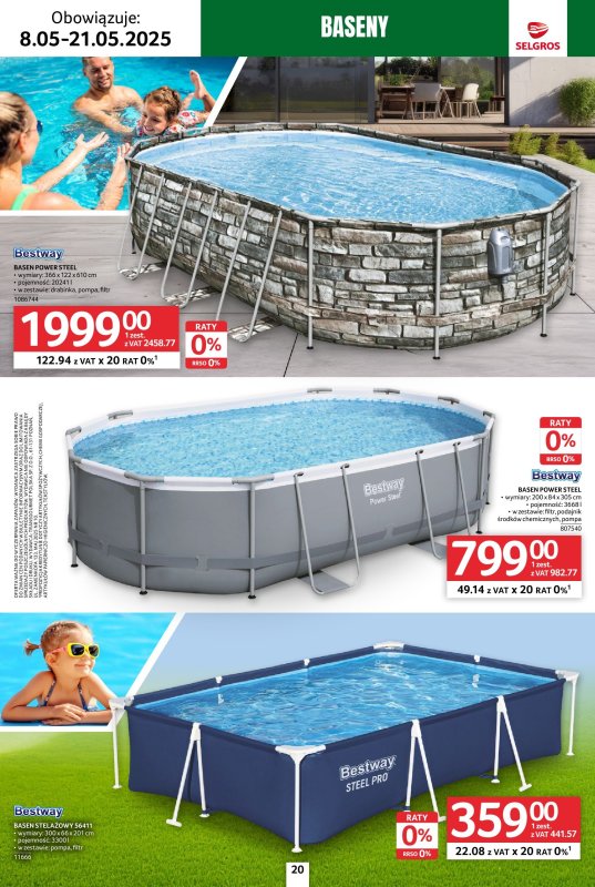 Selgros - gazetka promocyjna Katalog Relaks od czwartku 08.05 do środy 21.05 - strona 20