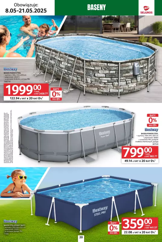 Selgros - gazetka promocyjna Katalog Relaks od czwartku 08.05 do środy 21.05 - strona 20