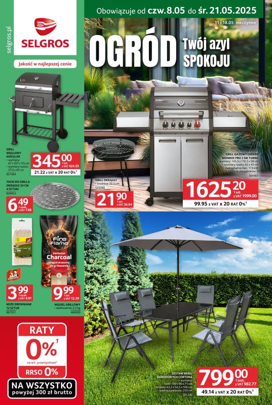 Selgros - gazetka promocyjna Katalog Relaks od czwartku 08.05 do środy 21.05