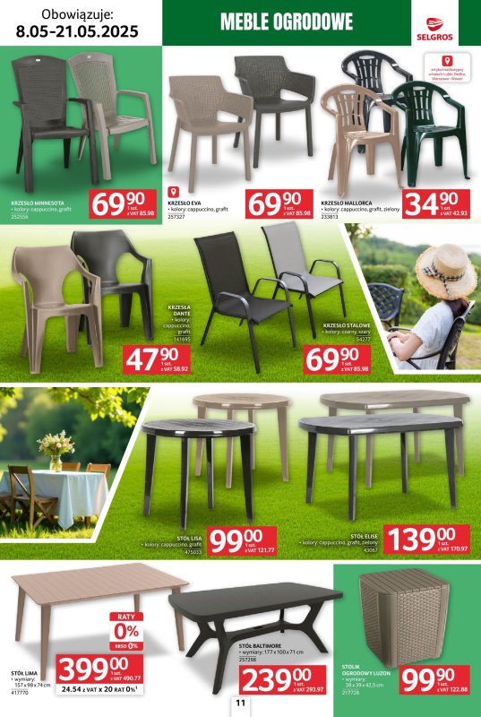 Selgros - gazetka promocyjna Katalog Relaks od czwartku 08.05 do środy 21.05 - strona 11
