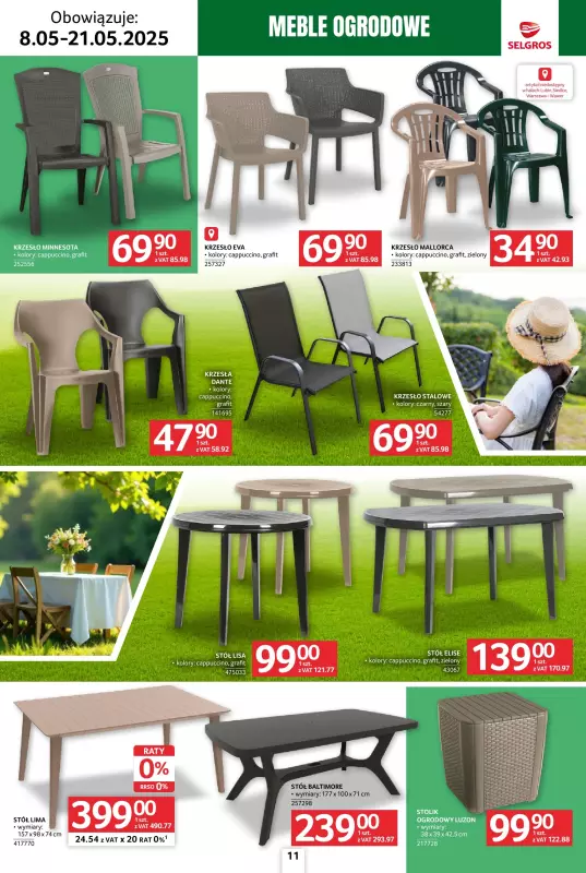 Selgros - gazetka promocyjna Katalog Relaks od czwartku 08.05 do środy 21.05 - strona 11