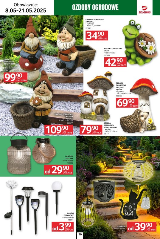 Selgros - gazetka promocyjna Katalog Relaks od czwartku 08.05 do środy 21.05 - strona 16