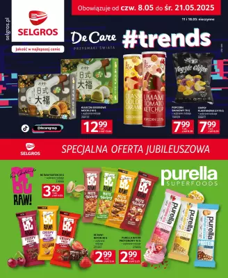 Selgros - gazetka promocyjna Specjalna Oferta Jubileuszowa od czwartku 08.05 do środy 21.05