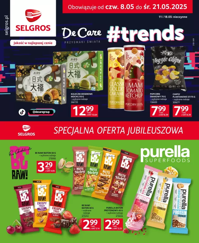 Selgros - gazetka promocyjna Specjalna Oferta Jubileuszowa od czwartku 08.05 do środy 21.05