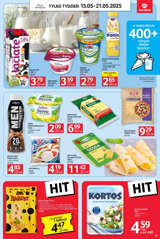 Selgros - gazetka promocyjna Jeszcze więcej super promocji! od piątku 16.05 do środy 21.05 - strona 5