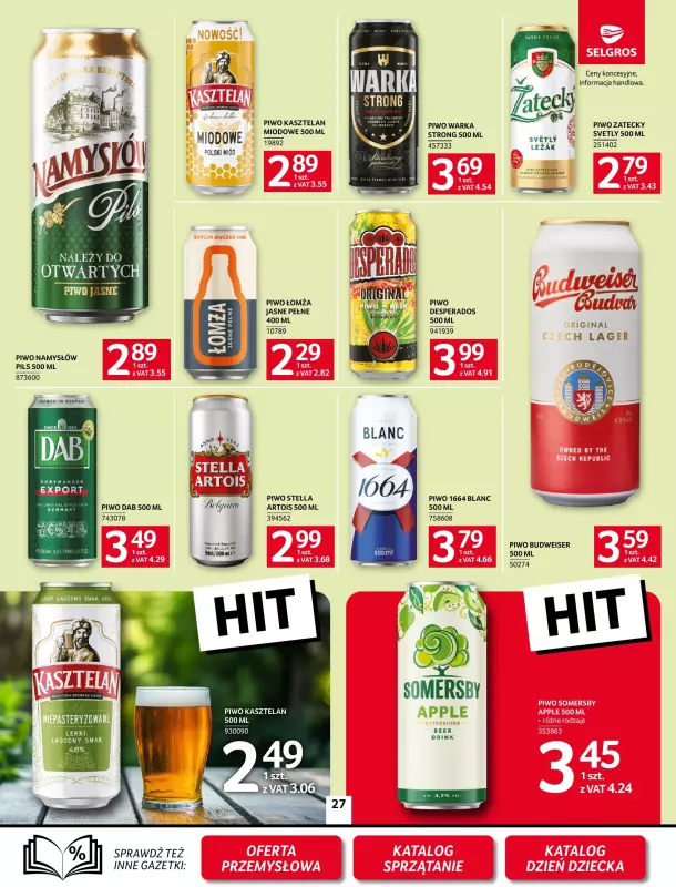 Selgros - gazetka promocyjna Oferta spożywcza od czwartku 22.05 do środy 04.06 - strona 27