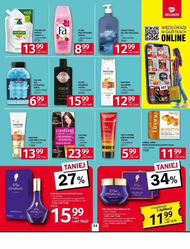 Selgros - gazetka promocyjna Oferta spożywcza od czwartku 22.05 do środy 04.06 - strona 34