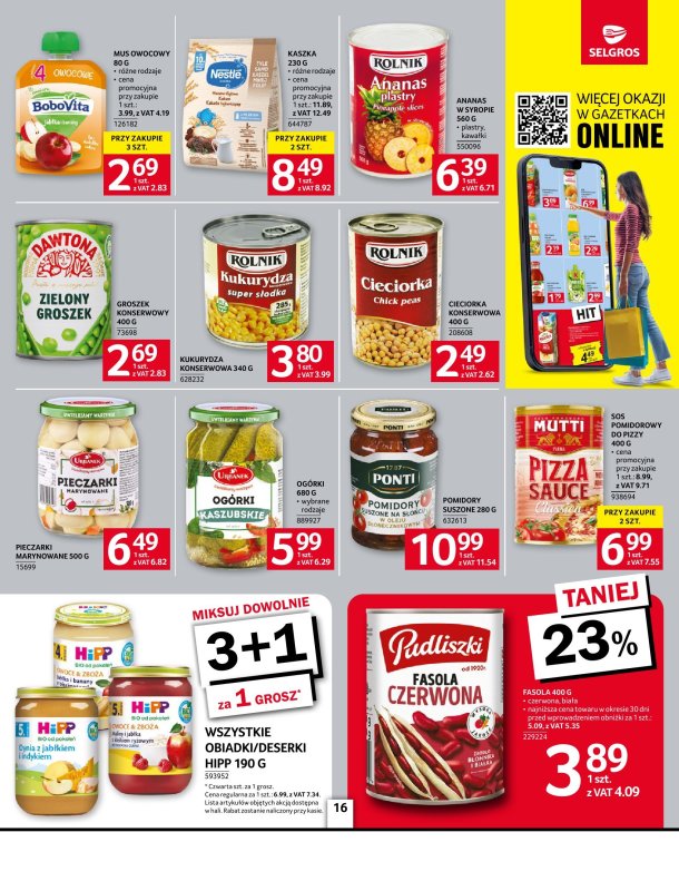 Selgros - gazetka promocyjna Oferta spożywcza od czwartku 22.05 do środy 04.06 - strona 16