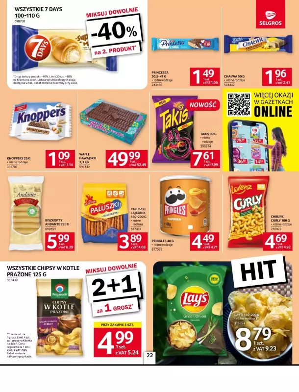 Selgros - gazetka promocyjna Oferta spożywcza od czwartku 22.05 do środy 04.06 - strona 22