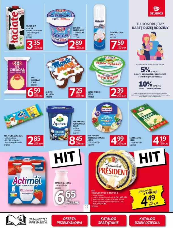 Selgros - gazetka promocyjna Oferta spożywcza od czwartku 22.05 do środy 04.06 - strona 11