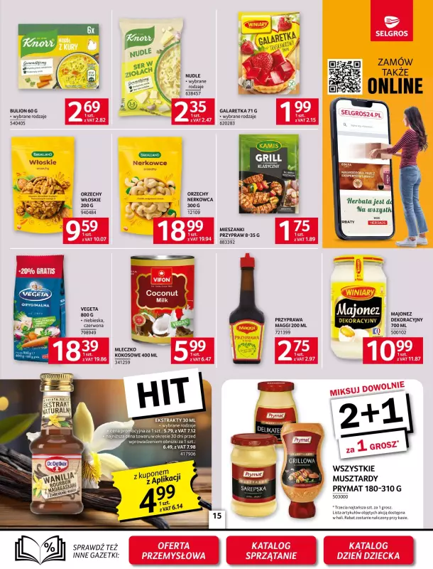 Selgros - gazetka promocyjna Oferta spożywcza od czwartku 22.05 do środy 04.06 - strona 15