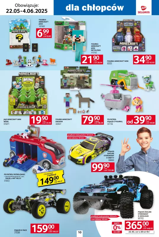 Selgros - gazetka promocyjna Katalog Dzień Dziecka od czwartku 22.05 do środy 04.06 - strona 10