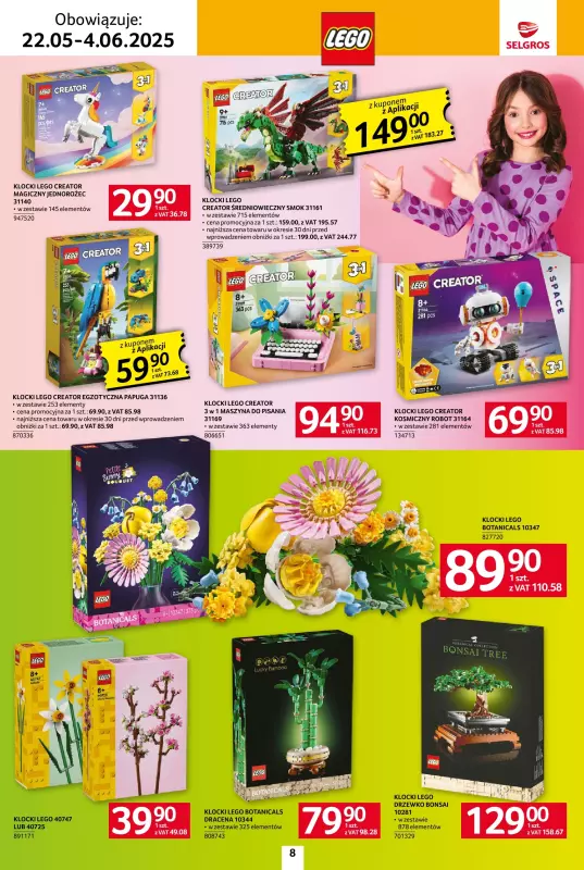 Selgros - gazetka promocyjna Katalog Dzień Dziecka od czwartku 22.05 do środy 04.06 - strona 8