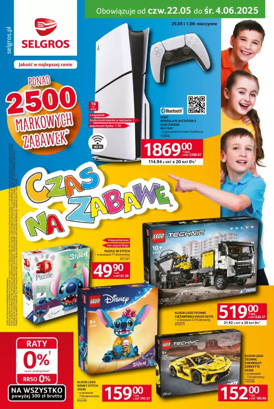 Selgros - gazetka promocyjna Katalog Dzień Dziecka od czwartku 22.05 do środy 04.06