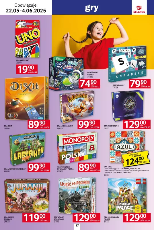 Selgros - gazetka promocyjna Katalog Dzień Dziecka od czwartku 22.05 do środy 04.06 - strona 17