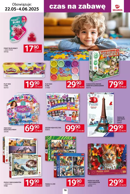 Selgros - gazetka promocyjna Katalog Dzień Dziecka od czwartku 22.05 do środy 04.06 - strona 16