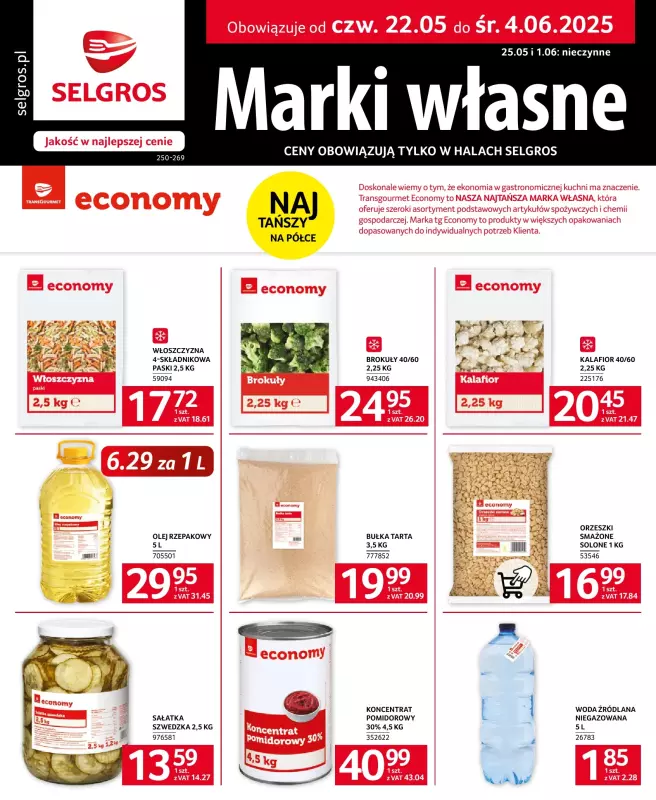 Selgros - gazetka promocyjna Katalog Marki własne od czwartku 22.05 do środy 04.06