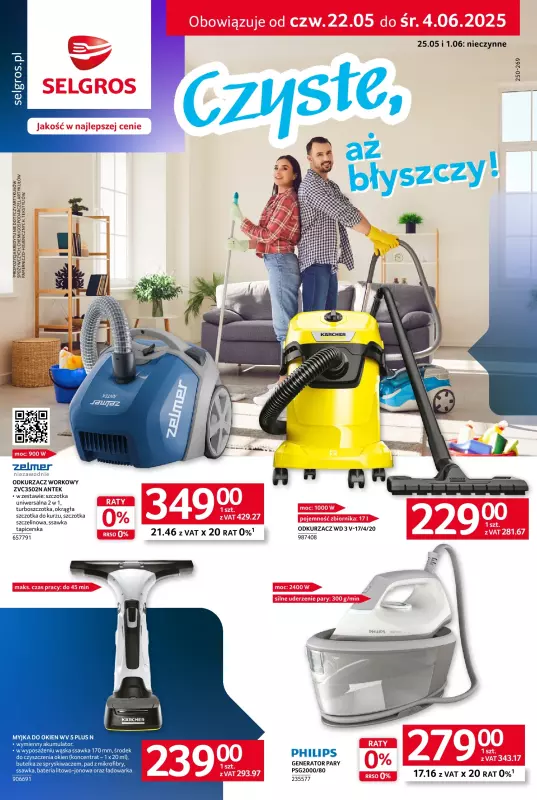 Selgros - gazetka promocyjna Katalog Sprzątanie od czwartku 22.05 do środy 04.06