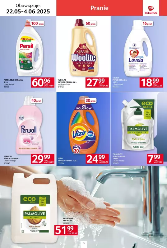 Selgros - gazetka promocyjna Katalog Sprzątanie od czwartku 22.05 do środy 04.06 - strona 3