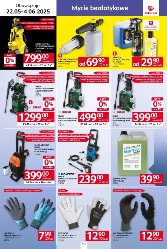 Selgros - gazetka promocyjna Katalog Sprzątanie od czwartku 22.05 do środy 04.06 - strona 18