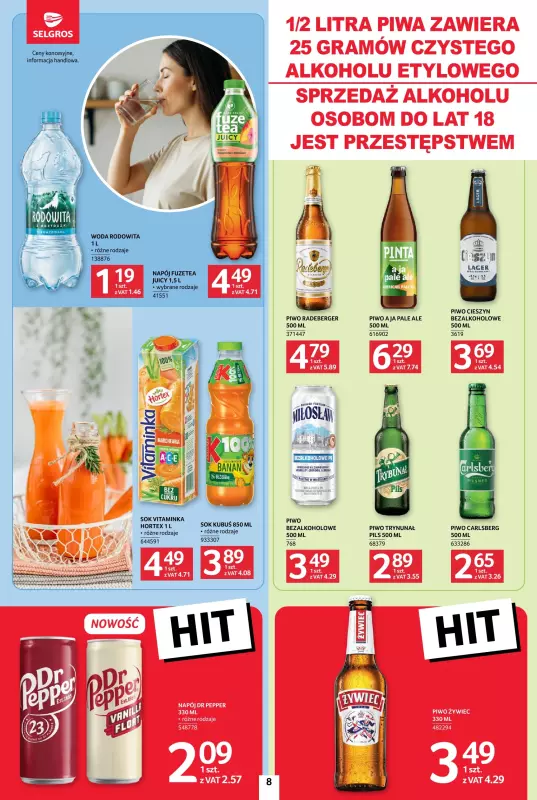 Selgros - gazetka promocyjna Jeszcze więcej super promocji! od czwartku 29.05 do środy 04.06 - strona 8