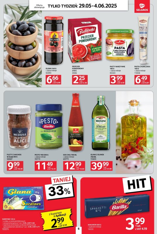 Selgros - gazetka promocyjna Jeszcze więcej super promocji! od czwartku 29.05 do środy 04.06 - strona 6