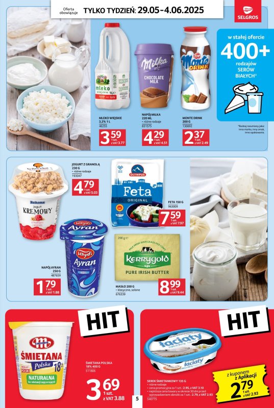Selgros - gazetka promocyjna Jeszcze więcej super promocji! od czwartku 29.05 do środy 04.06 - strona 5